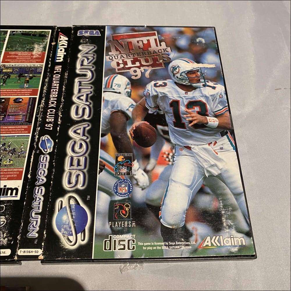 Buy NFL quarterback club 97 Sega saturn game complete -@ 8BitBeyond Buy NFL quarterback club 97 Sega saturn game complete -@ 8BitBeyond